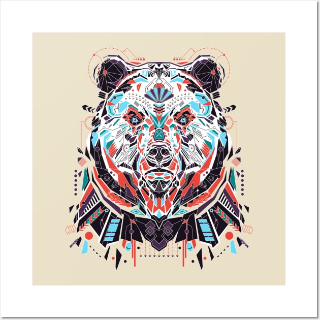 Grizzly Bear Wall Art by affan2fly